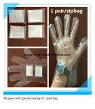 1 Pair/Bag Disposable Clear PE Glove