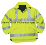 100% Polyester Oxford PVC/PU Non-Breathable/PU Breathable Coat Raincoat Work Wear Reflective Clothes