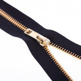 Bronze Teeth Metal Military Boot Zipper for Shoes