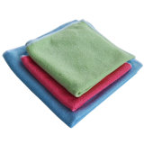 Custom Print Bath Towel with Flower Design Cleaning Cloth