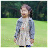 100% Wool Grey Clothes for Kids Girls