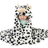 Flannel Hooded Kids Bath Robe for Baby