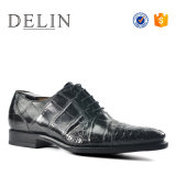 Delin High Quality Croc Leather Shoe for Men Guanzhou
