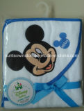 100% Cotton / Bamboo Baby Hooded Towel with Embroidery