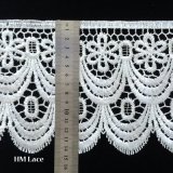 14.6cm Thick Scalloped Eyelash Lace Trim for Wedding Gown or Shirt Accessories Hml045