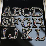 Wholesale Rhinestone Embroidery 3D Patch Sequin Beads Garment Accessories