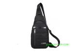 Men Waterproof Nylon Mono Shoulder Triangle Backpack Bag