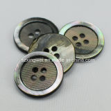 White Natural 4 Holes Mother of Pearl Shell Button