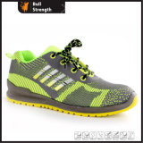 Flyknit Fabric Casual Safety Shoe with PU/PU Outsole (SN5445)