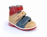 Kids Leather Sandal Prevetion Shoes Half-Closed Toe Comfort Shoes (4611357-1)