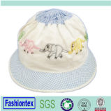 Fashion Baby Girls Solid to Print Reversible Sun Bonnet