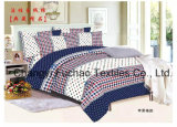 Printed Quilted Pigment Printing Microfiber Quilt/Bedspread/Bedding Set