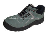 Light Blue Sudue MID-Cut Work Shoes (HQ05046)