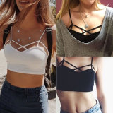 Cut out Bustier Bralette Strappy Crop Top Cropped Camisole
