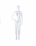 Cheap Hotsale Bright White Female Mannequin with Egg Face