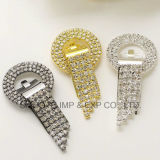 Rhinestone Clothing Mink Coat Button Garment Accessories Front Closure Buckle