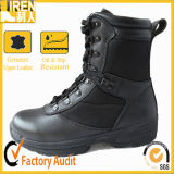2017 Hot Style High Quality Black Leather Military Combat Boot
