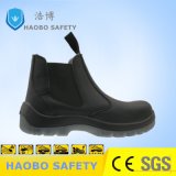 Leather Safety Shoes with Clear PU Outsole