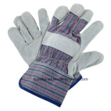 Reinforced Palm Cow Split Leather Safety Glove