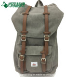 Hot Selling Canvas & Leather Travel Backpack Hiking Backpack
