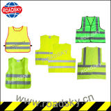 High Quality Colorful Adult Safety Mesh Reflective Vest with Zipper