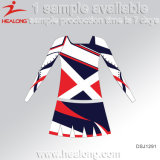 Healong Fashion Design Sportswear Sublimation Printing Cheerleading Uniform