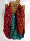 Fashion Scarf Hot Sale Moss Knit in Contrast Col (Hjs14)