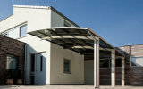 Flat Roof Prefabricated Light Steel Structure Carport (FLM-C-041)