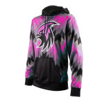 Sublimated Zip up Pullover Hoodie with Fleece Fabric