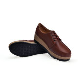 Latest Design Lady Leather Shoes Platform Shoes (FYS7908-2)
