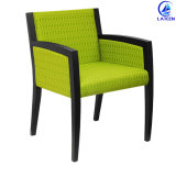 Supply Metal Dining Chair with Comfy Fabric Cushion