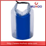 Blue PVC Waterproof Sports Dry Bag for Boating