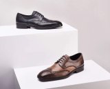 OEM Genuine Leather Men Dress Brogue Derby Shoes