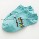 Popular Patten High Quality Candy Color Kid Cotton Sock