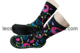 Indoor Shoe Socks with Anti-Slip Foot for Bedroom