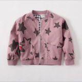 Fashion Jacket with Printed Stars for Children's Clothes