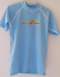 Soft Lycra Short Sleeve Rash Guard T-Shirt for Sport Wear