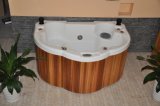 Mini Bathtub with Finland Wood Skirt and Foam Cover