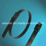 304 316 Fully Coated Stainless Steel Metal Cable Ties