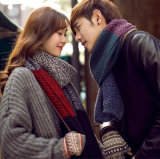 Unisex Classic Winter Warm Knitted Scarf Blended Men Women Scarf