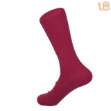 Men's Solid Color Wool Dress Socks