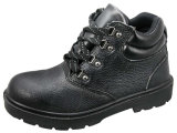Safety Shoes Mens Working Shoes to Safe Cow Leather Upper Hot Construction for Building Worker