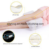 Leg Pillow with Breathable Washable Cover and Ergonomic Support Design