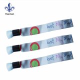 Festival Personalised Adjustbable Custom Fabric Wristbands for Events Wristbands