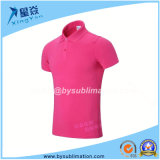 Modal Rose Red Polo Tshirt for Sublimation