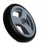 7” Black PU Foam Stroller Wheel