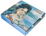 Fast Food Packaging Box with Printed Lady Pattern