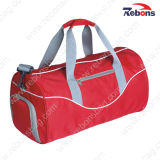 Red Athletic Sports Travel Bag with Shoe Compartment