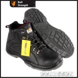 Black Color Genuine Leather Safety Boot with New Outsole (SN5501)