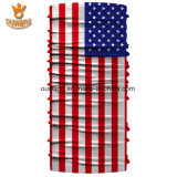 Multifunctional Custom National Flag Printed Microfiber Polyester Bandana